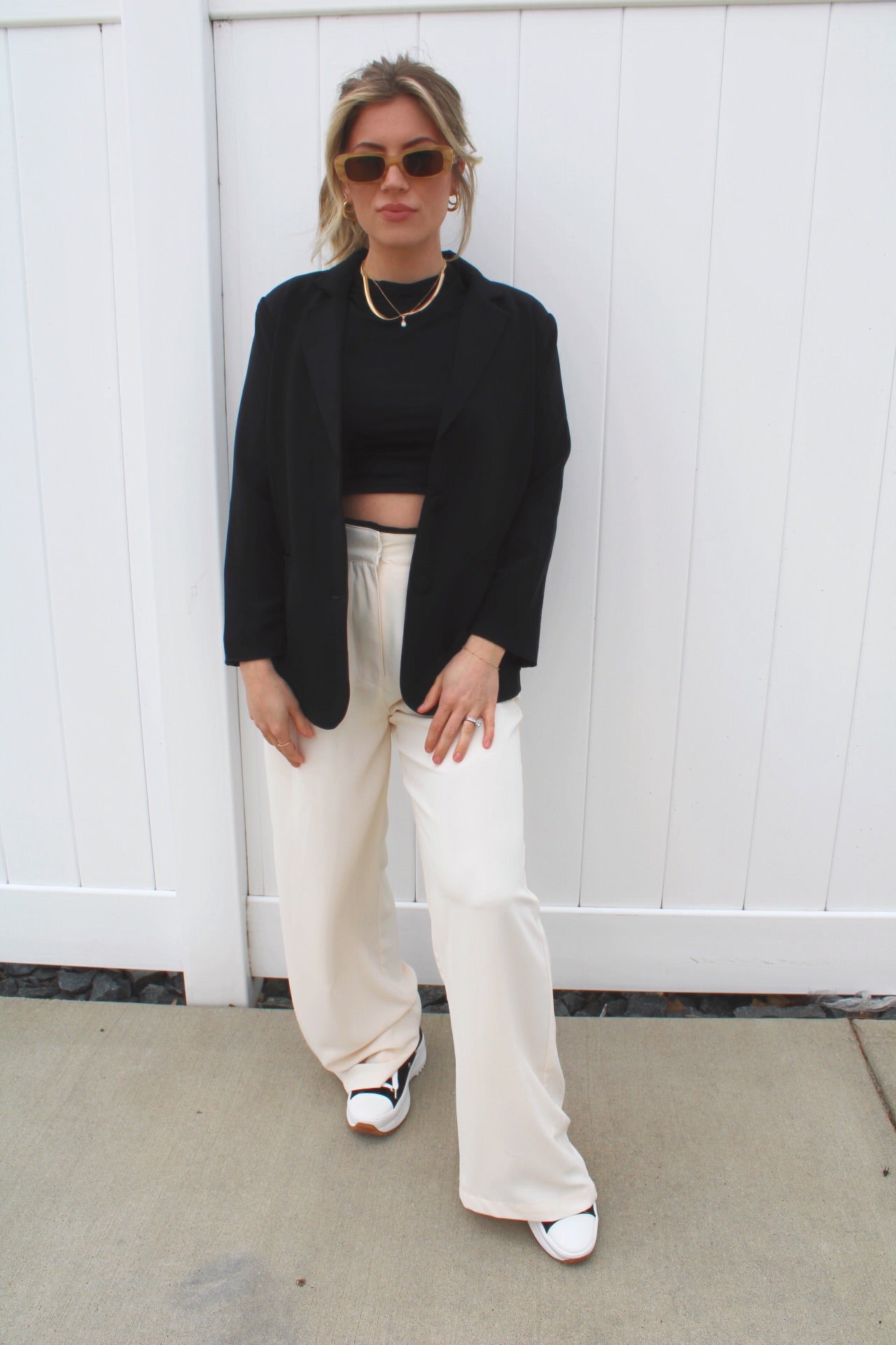 Open Edit Cream & Black Set