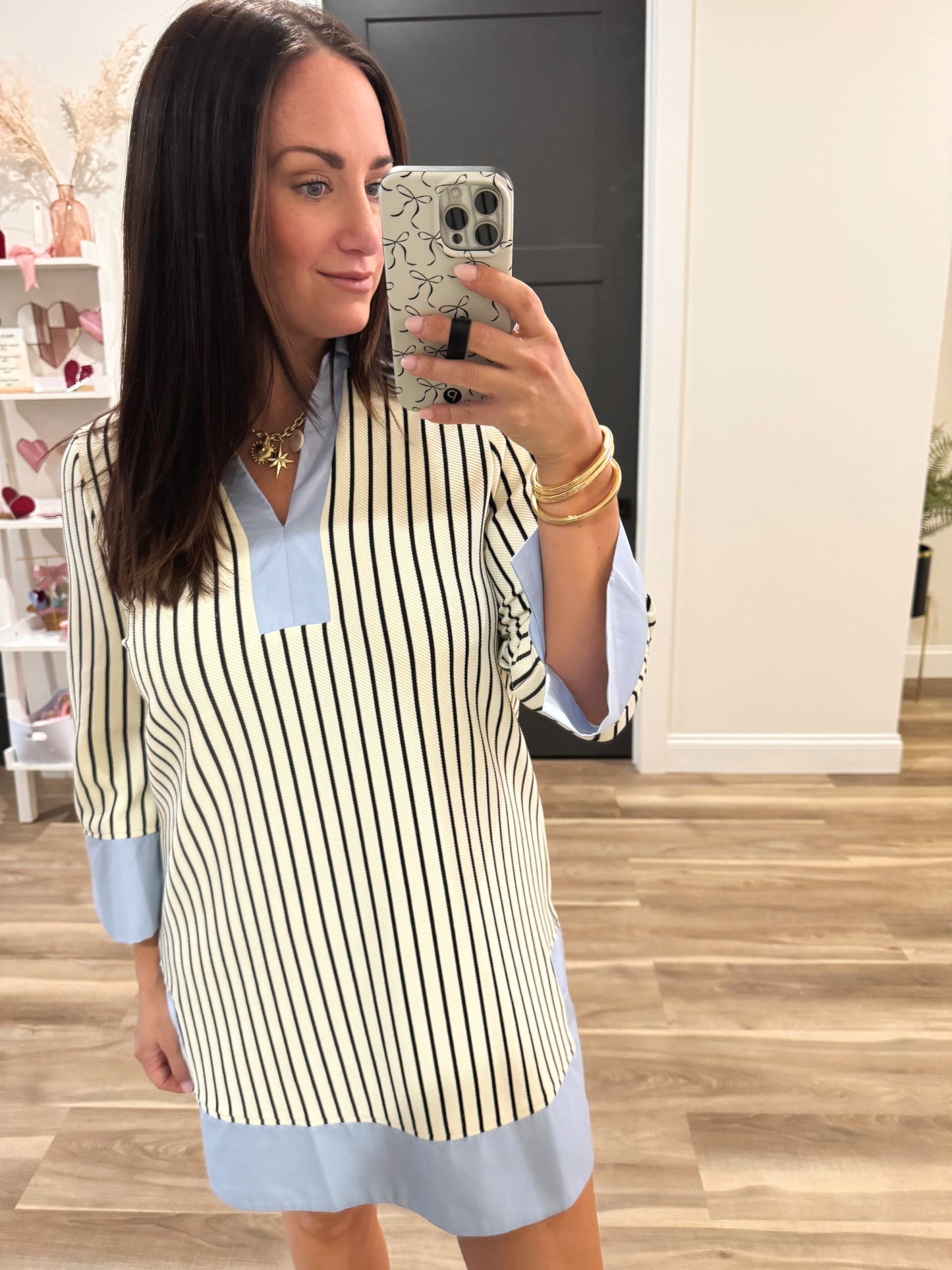 Coastal Chic Striped Dress