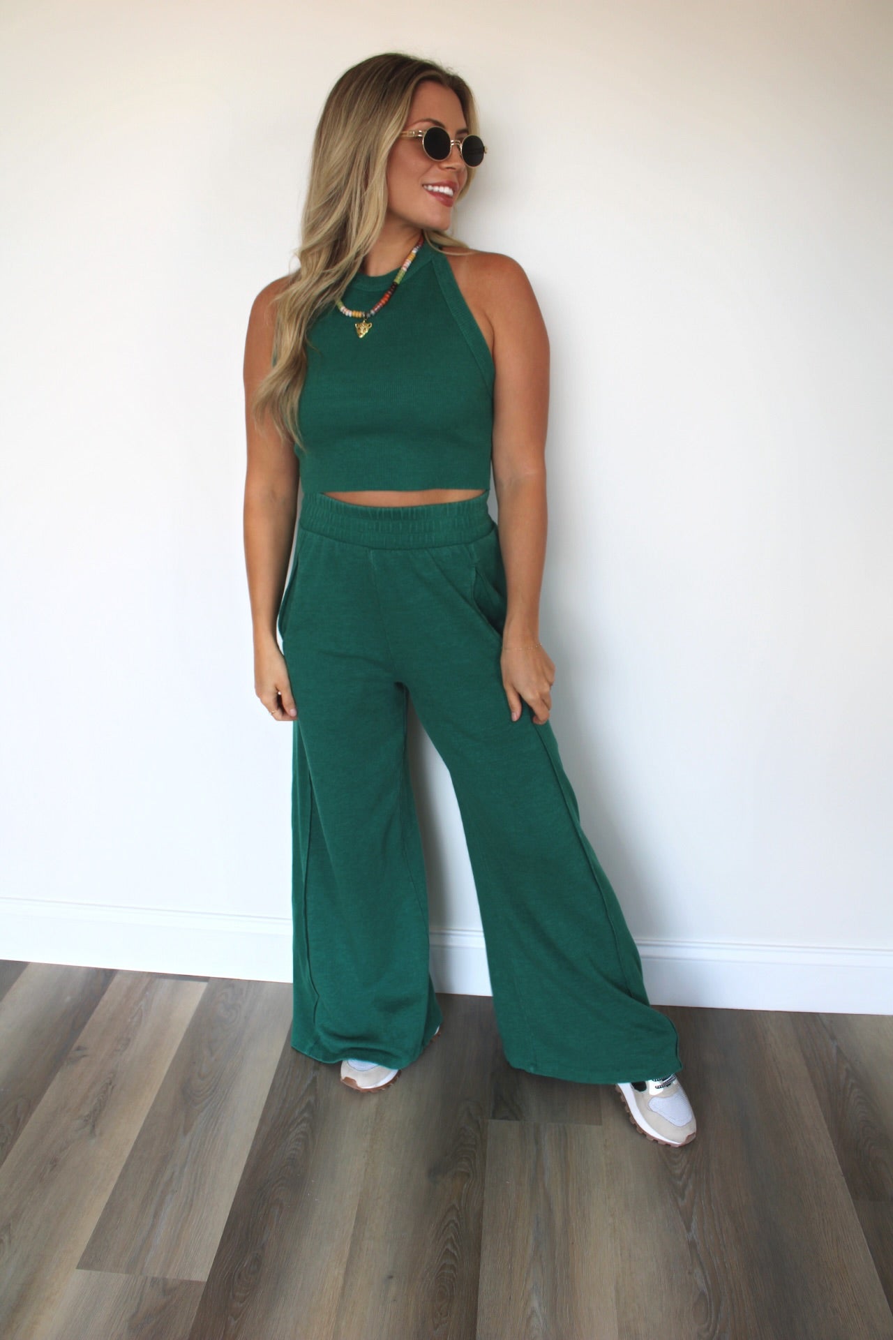 Kelly Green 2 Piece Set