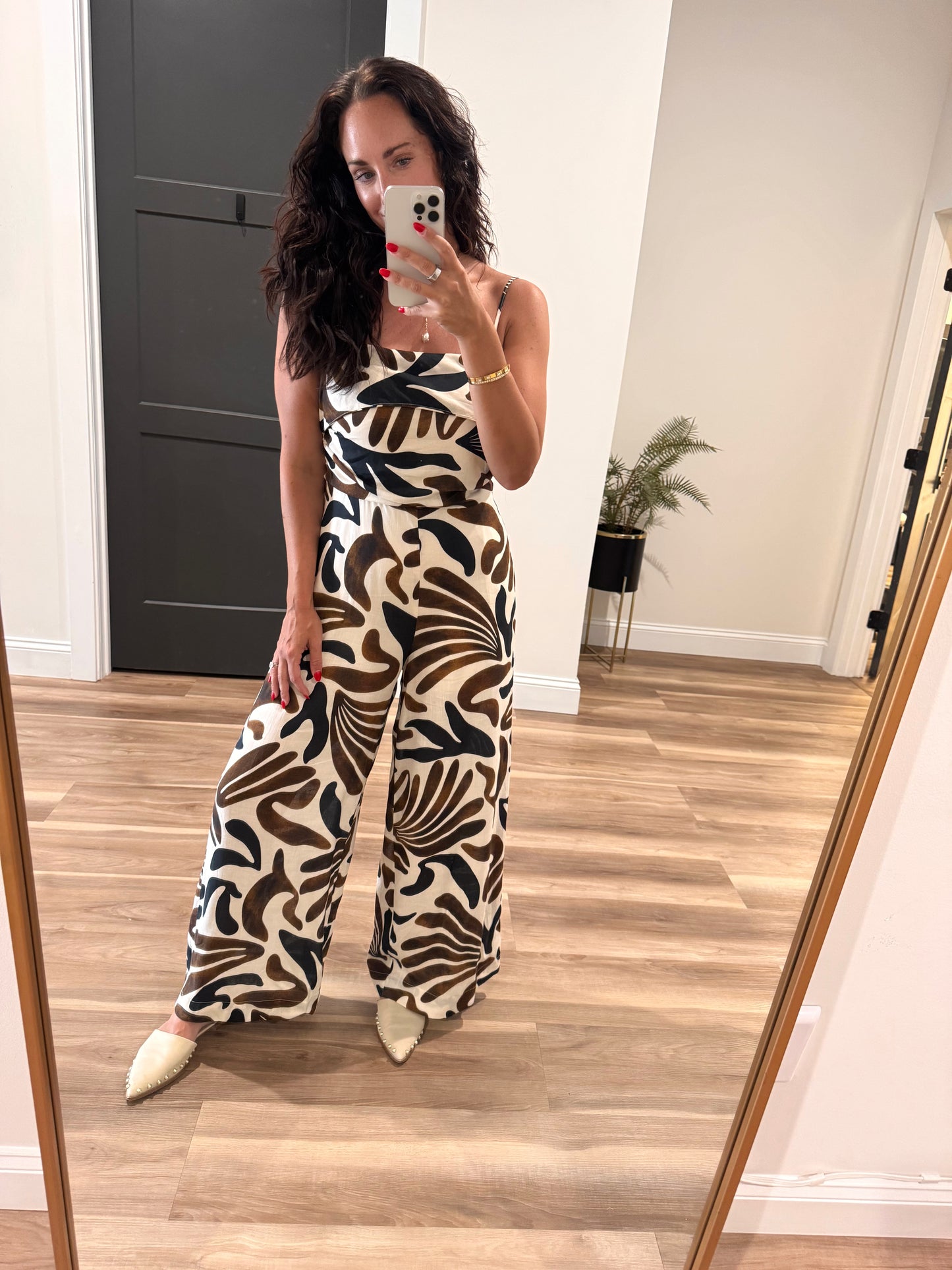 Autumn Muse Wide Leg Jumpsuit
