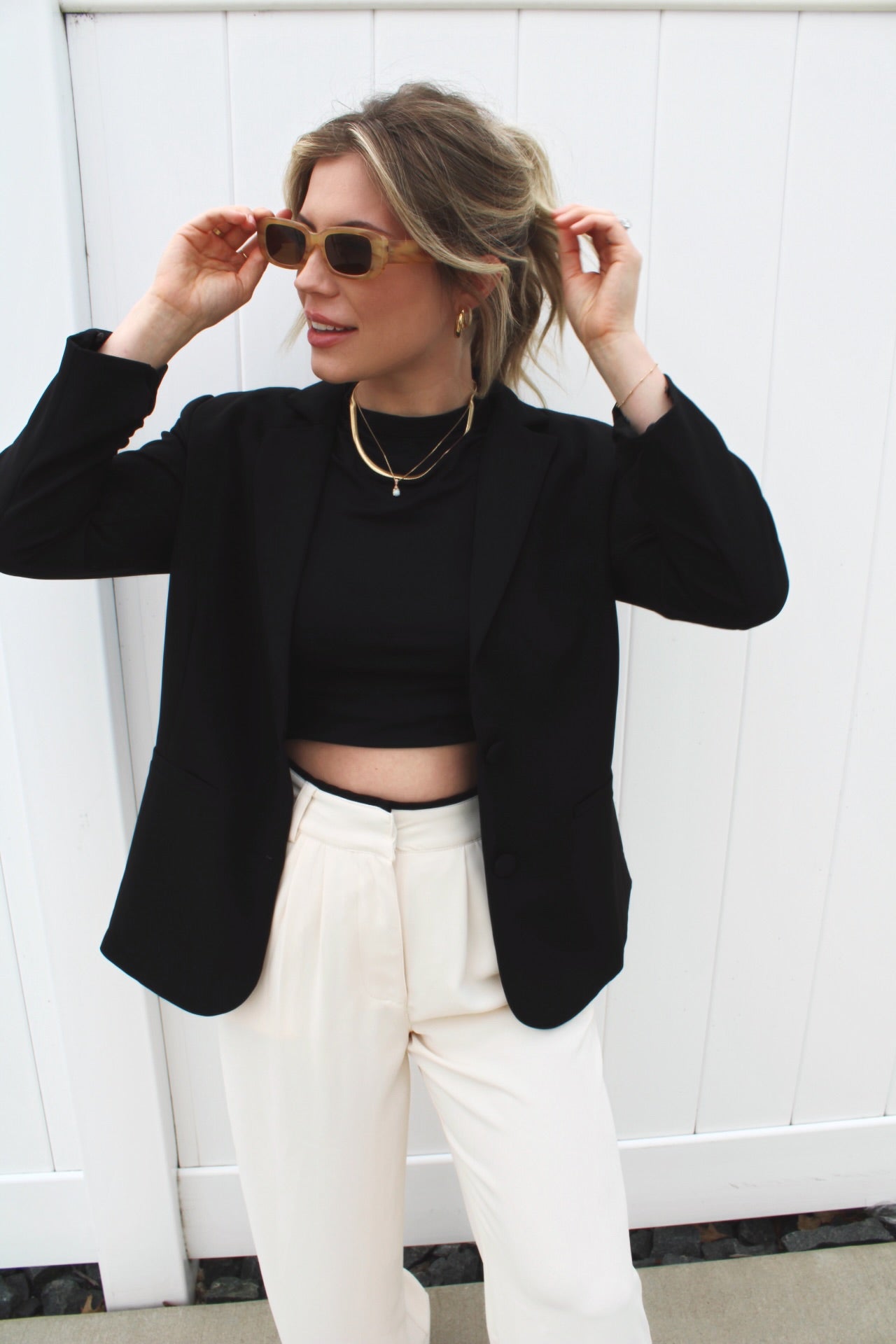 Open Edit Cream & Black Set