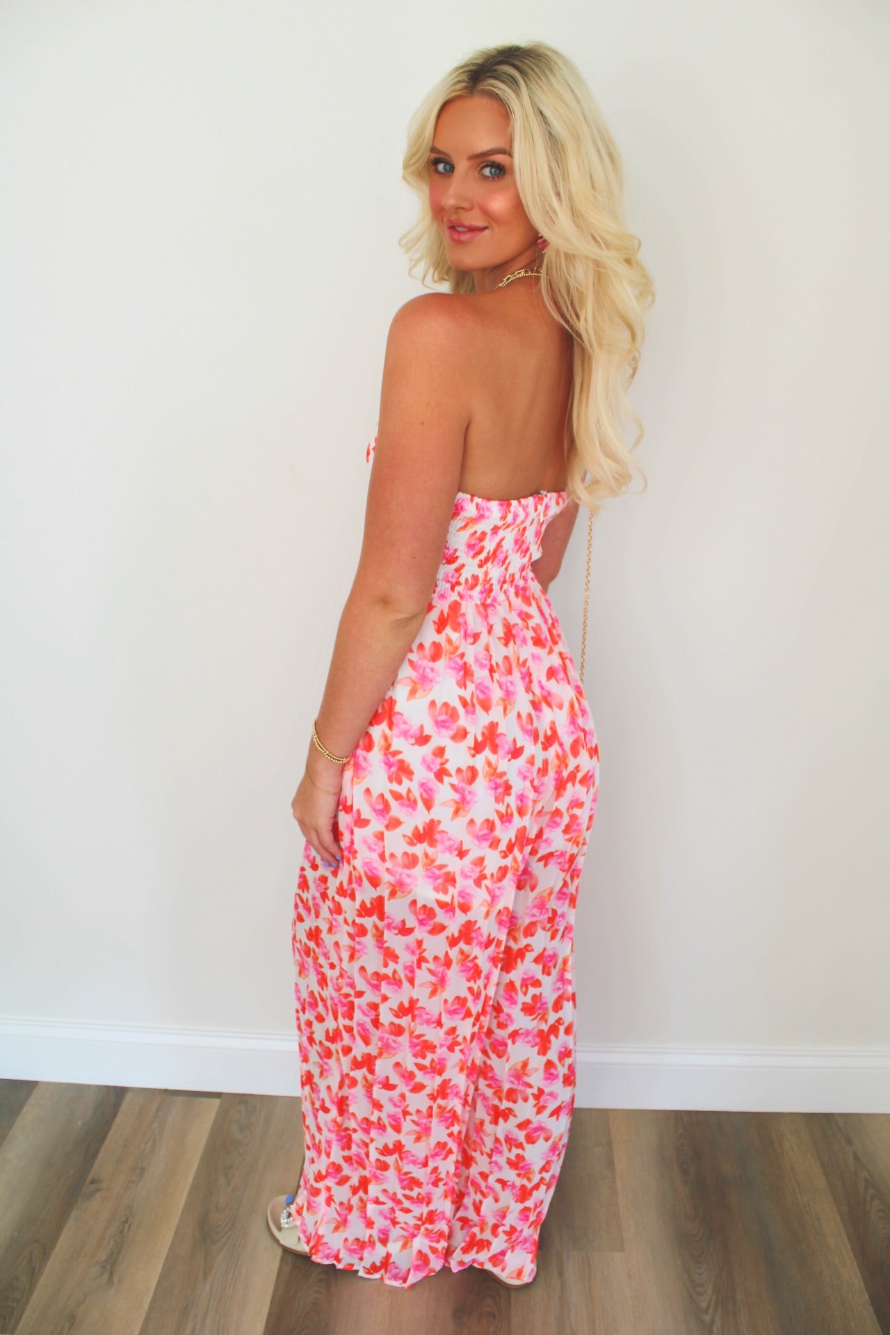 Never Looking Back Strapless Jumpsuit