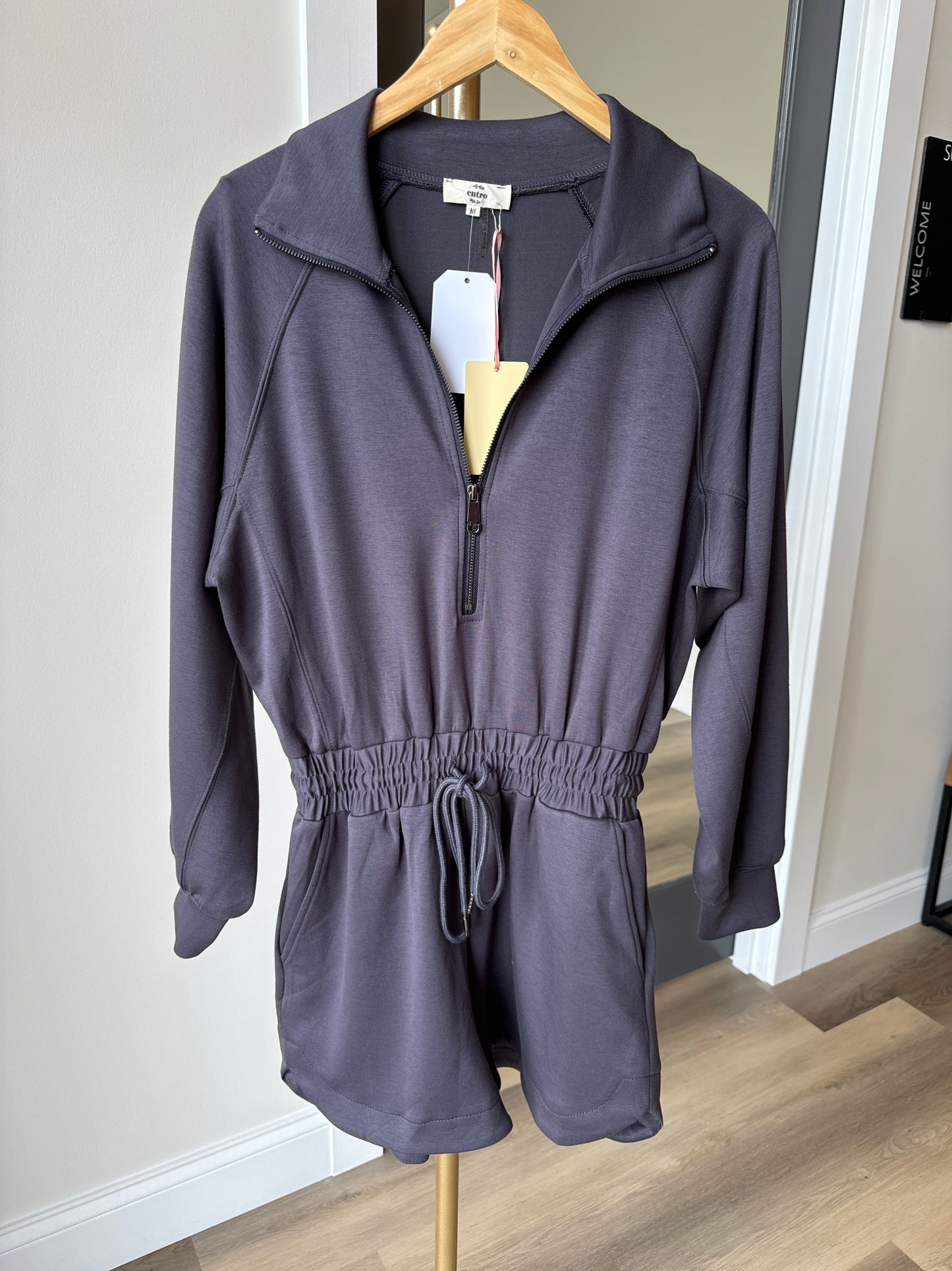 Take It Easy Athleisure Romper