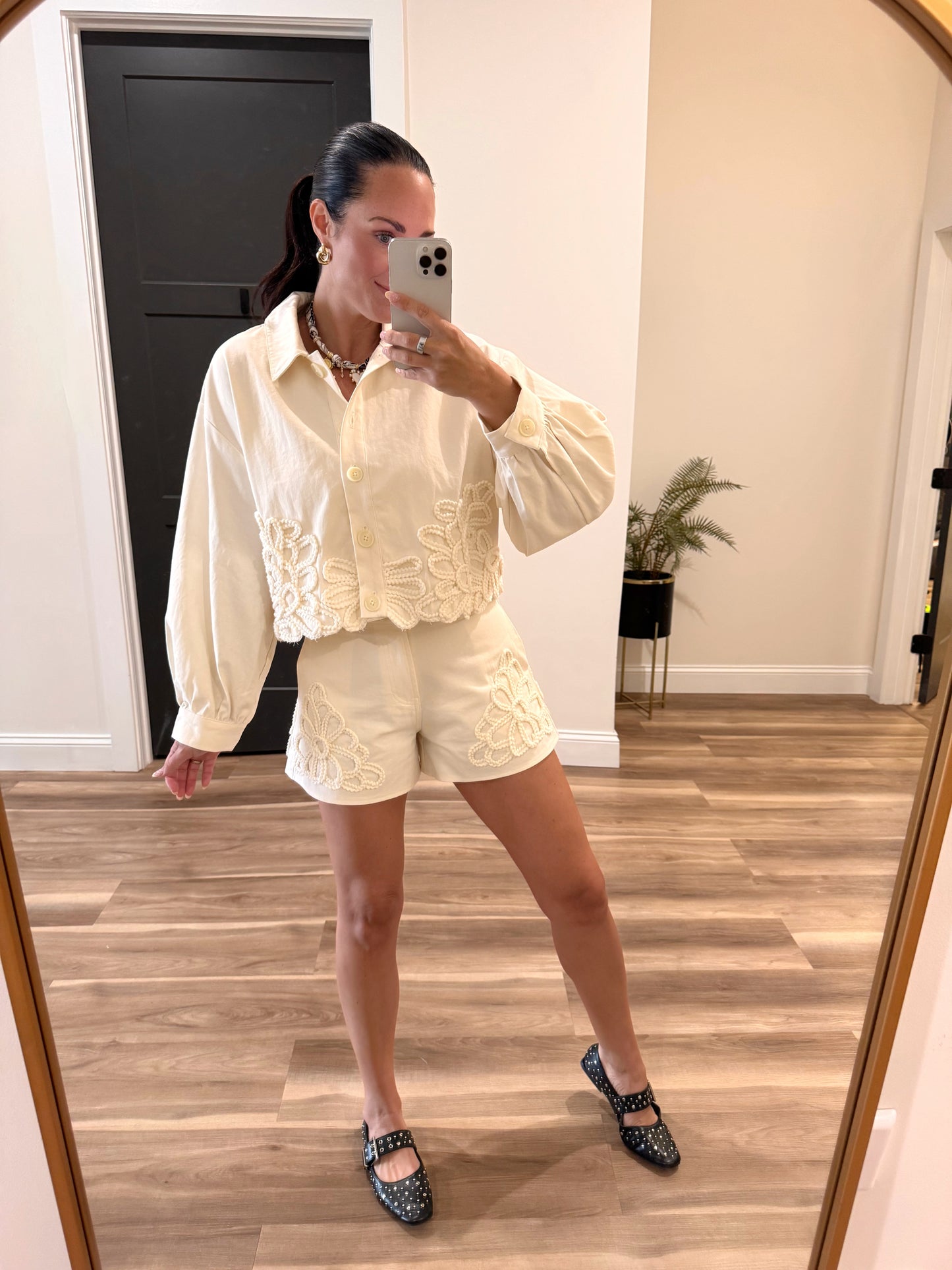 Rosalyn Floral Embellished Jacket