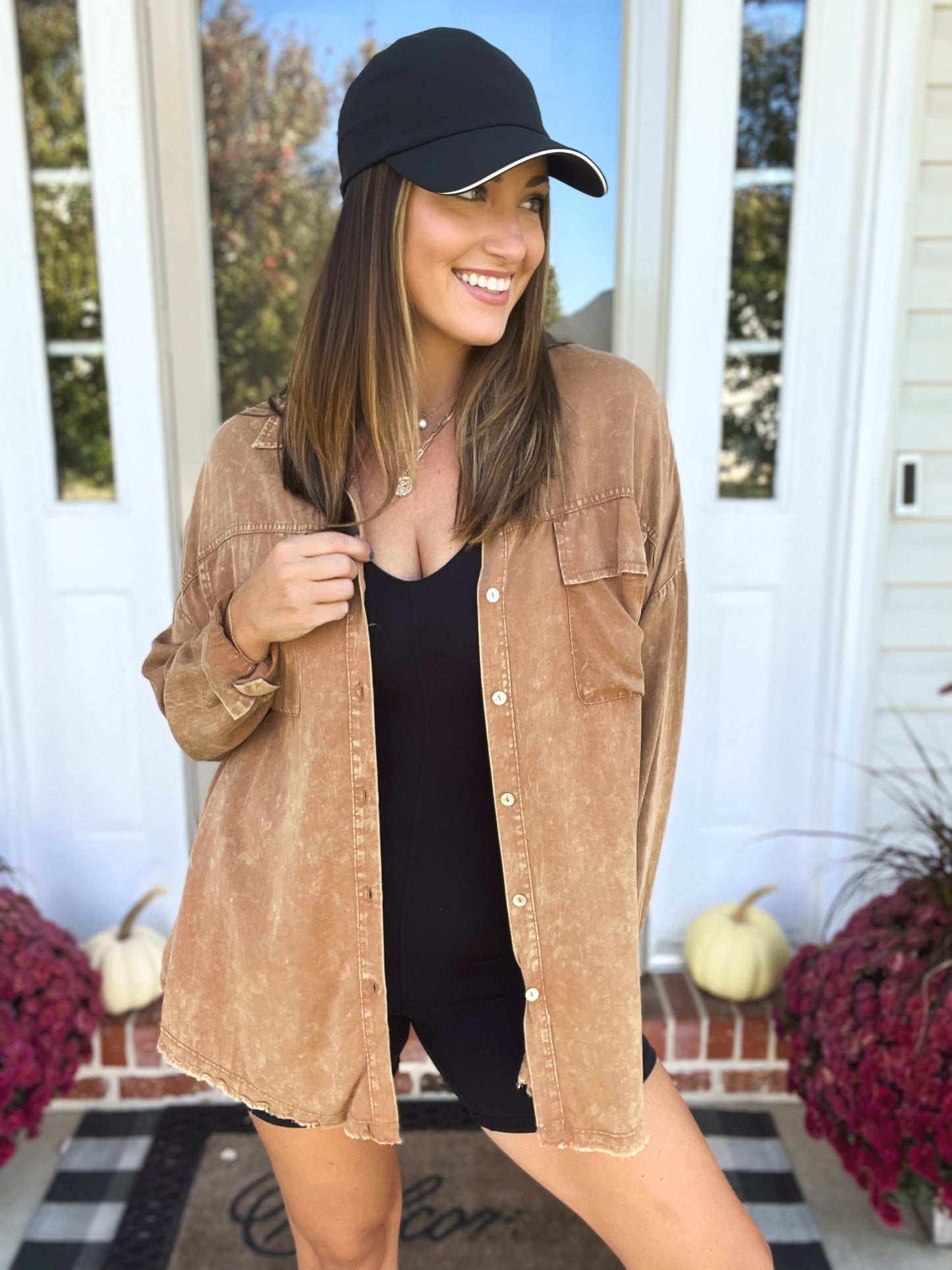 Mineral Wash Button Up