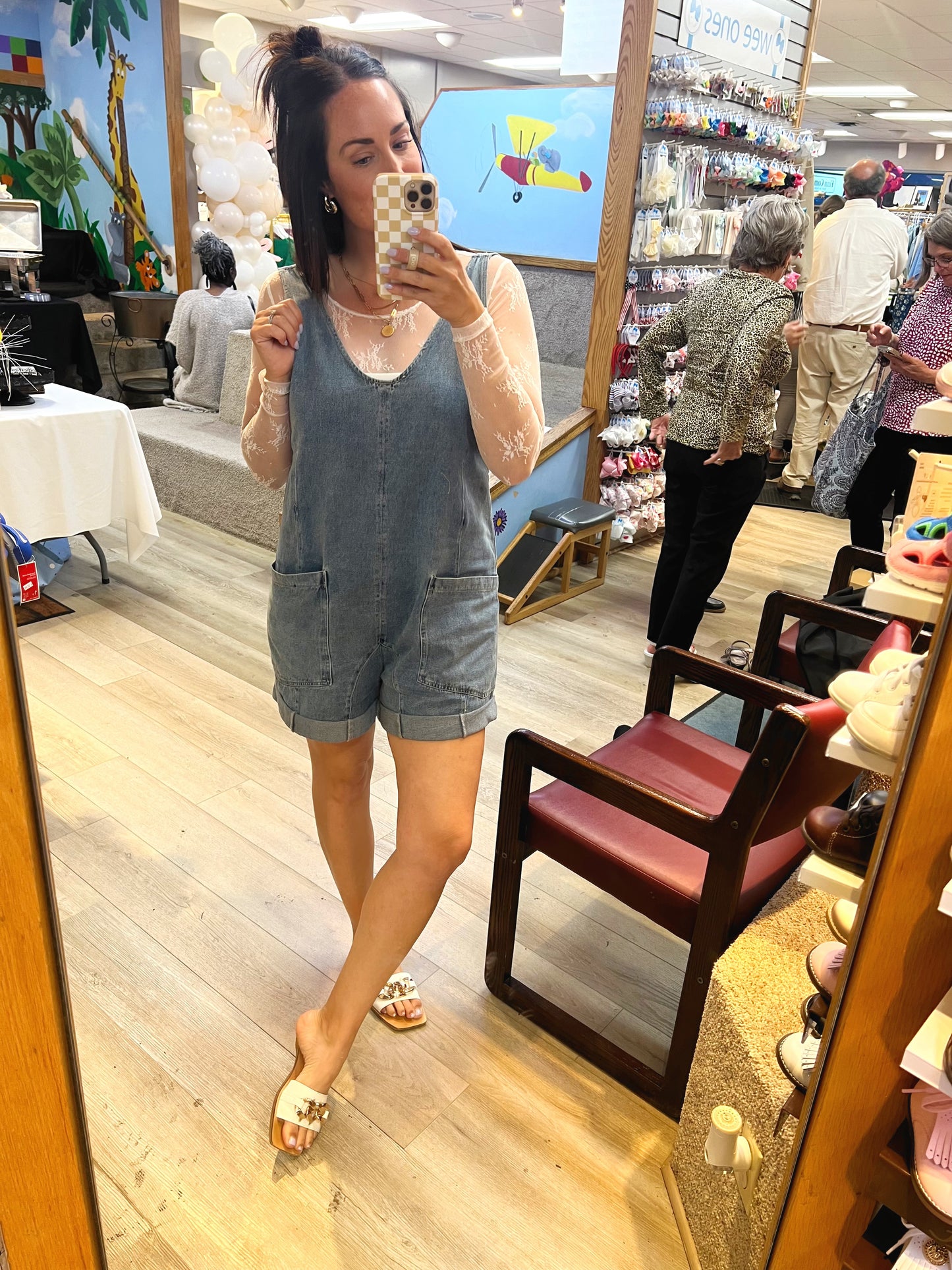 Maxwell Denim Romper