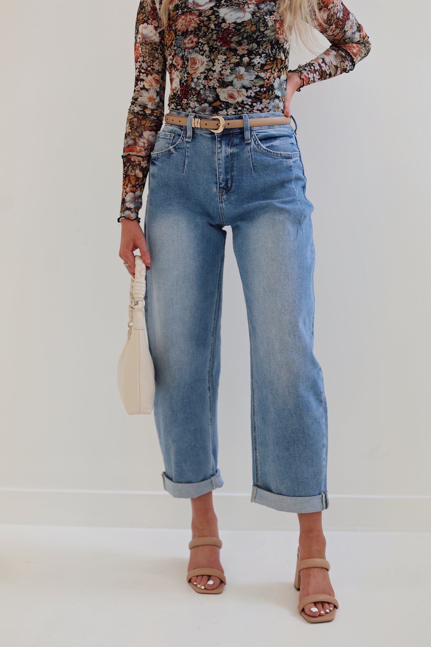 Effortless Chic Barrel Jeans
