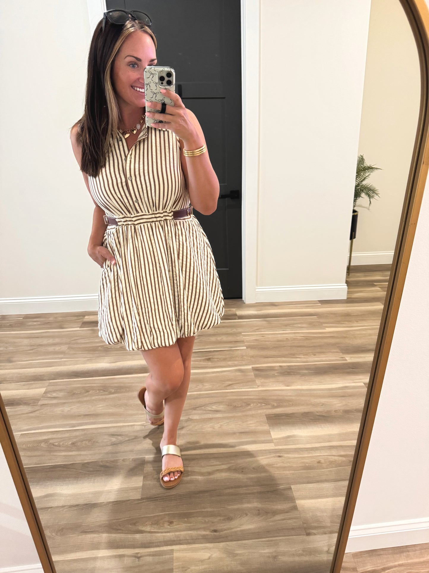 Hazel Bubble Hem Dress