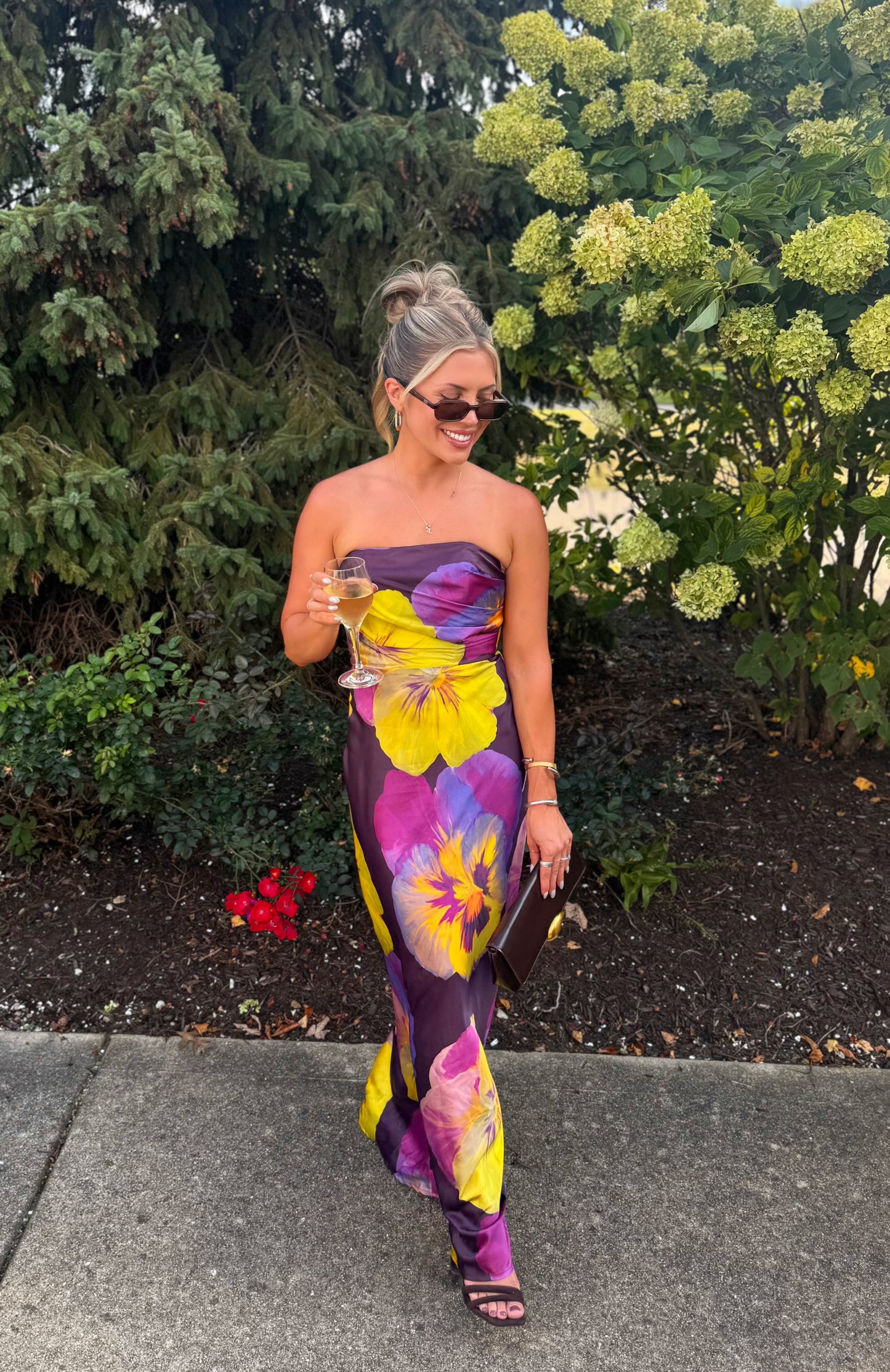 Verona Satin Scarf Dress