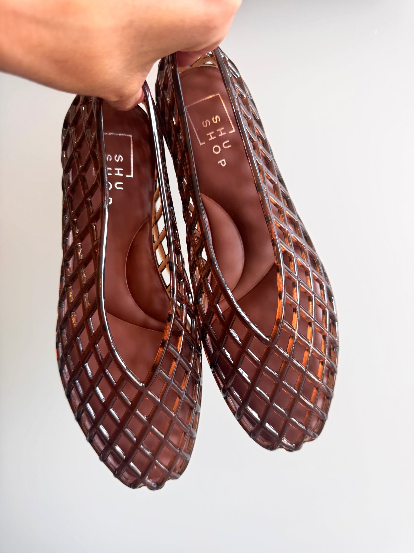 {Shu Shop} Tortoise Jelly Flats