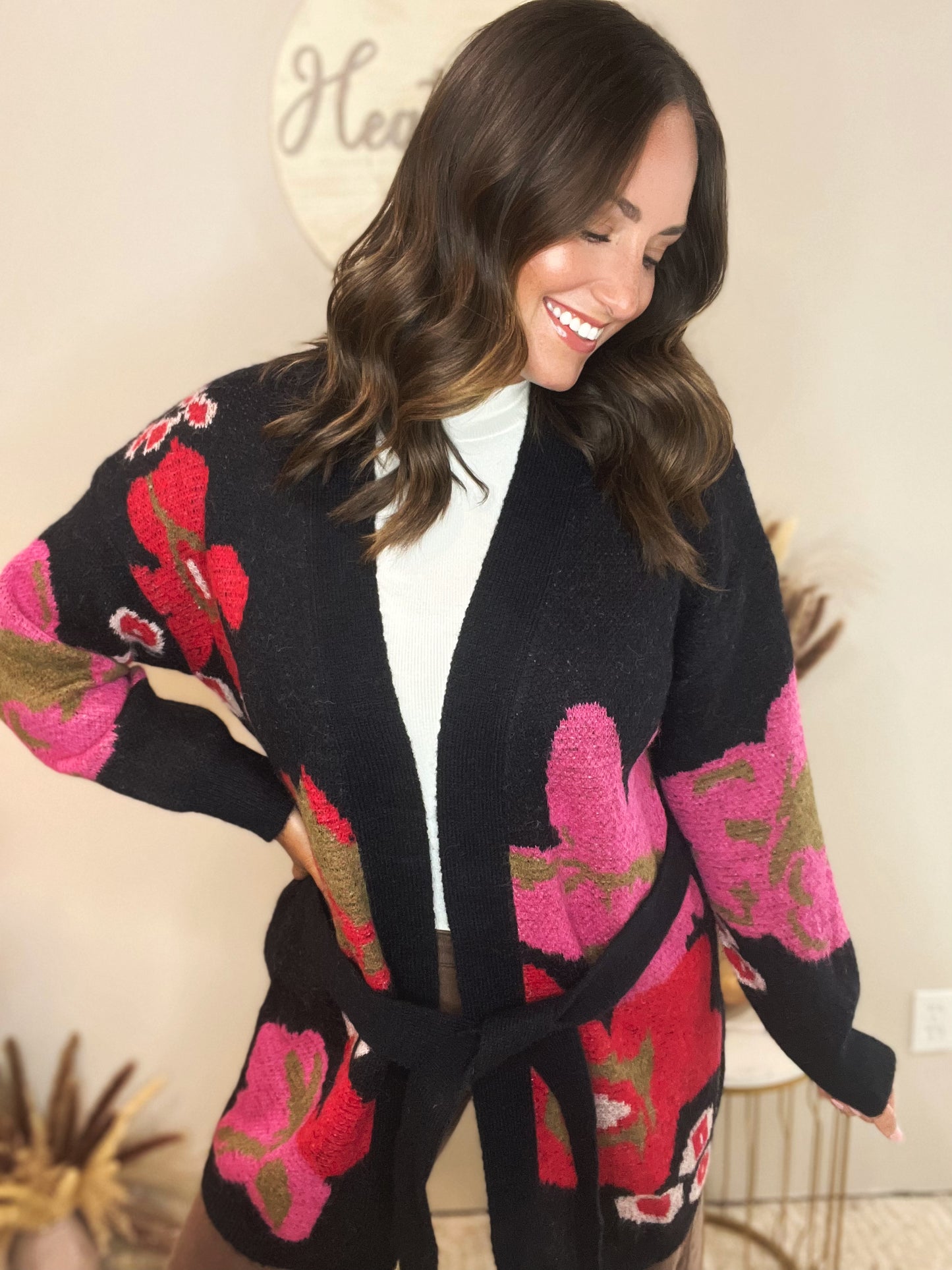 In A Daze Floral Cardigan