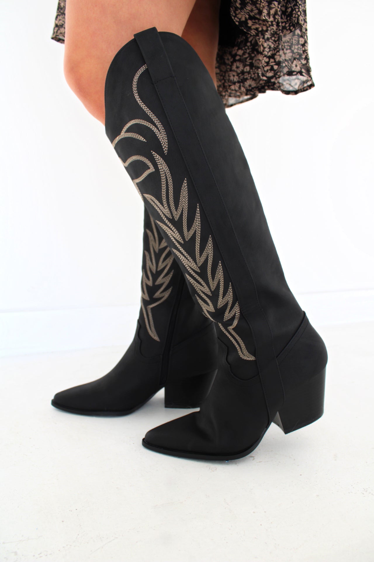 Kasey Black Western Boots