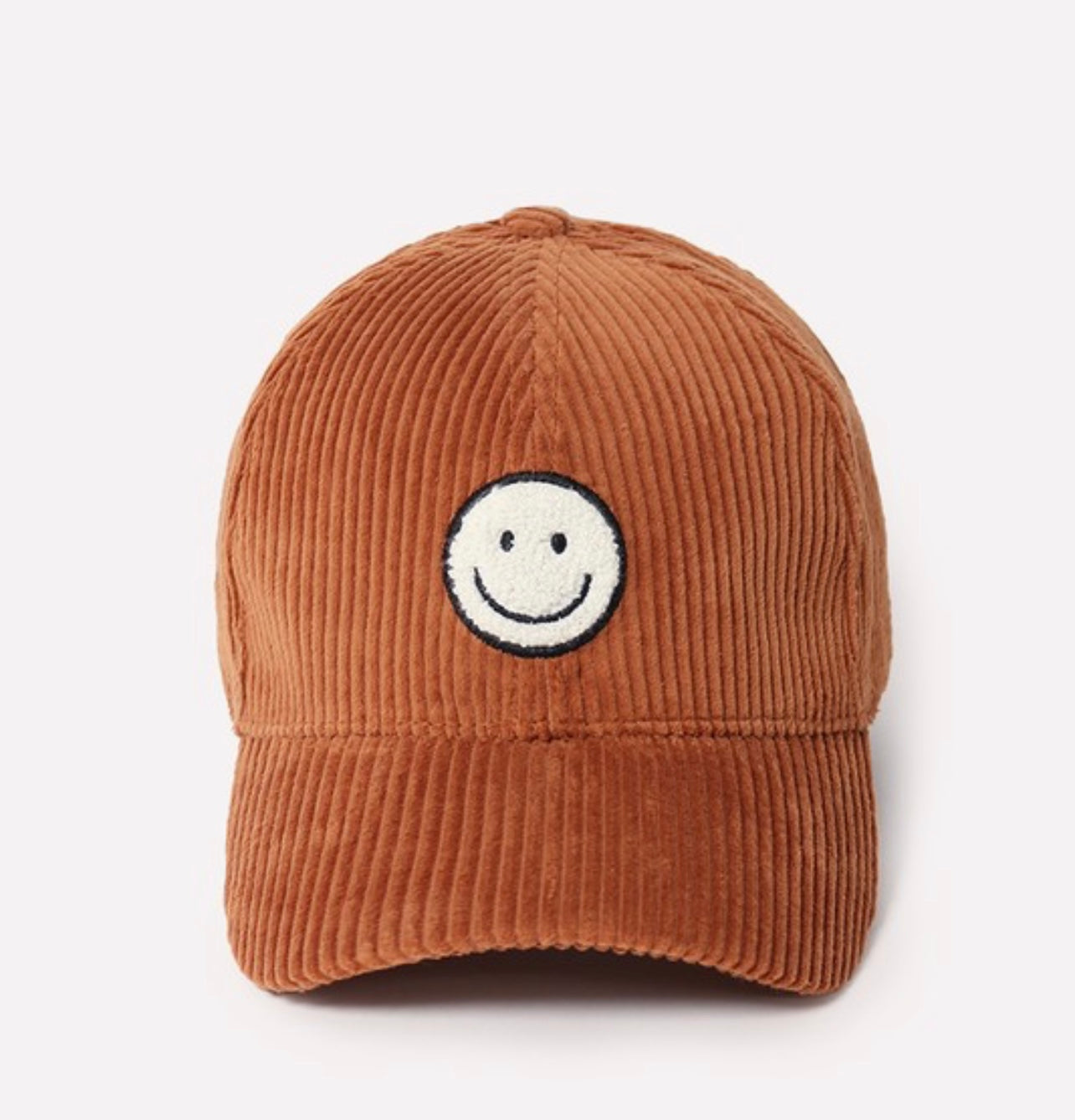 Corduroy Smiley Face Hat