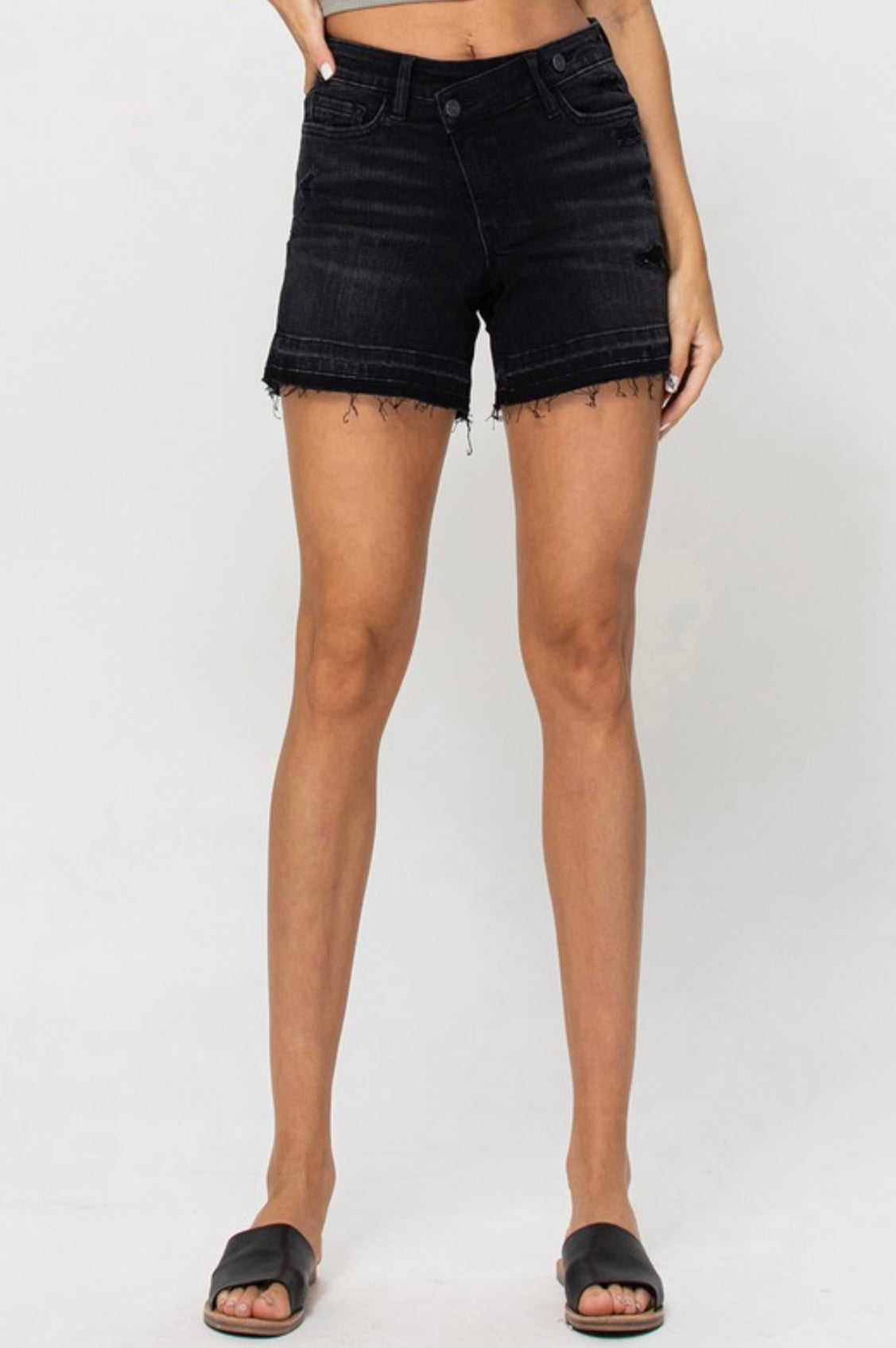 Flying Monkey Black High Waisted Shorts