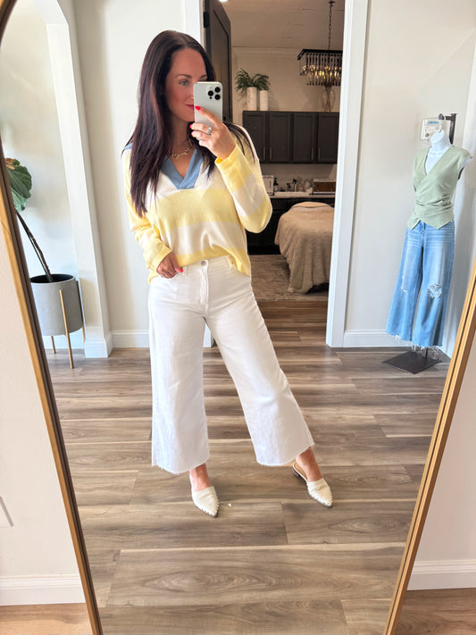 Golden Hour Collared Knit