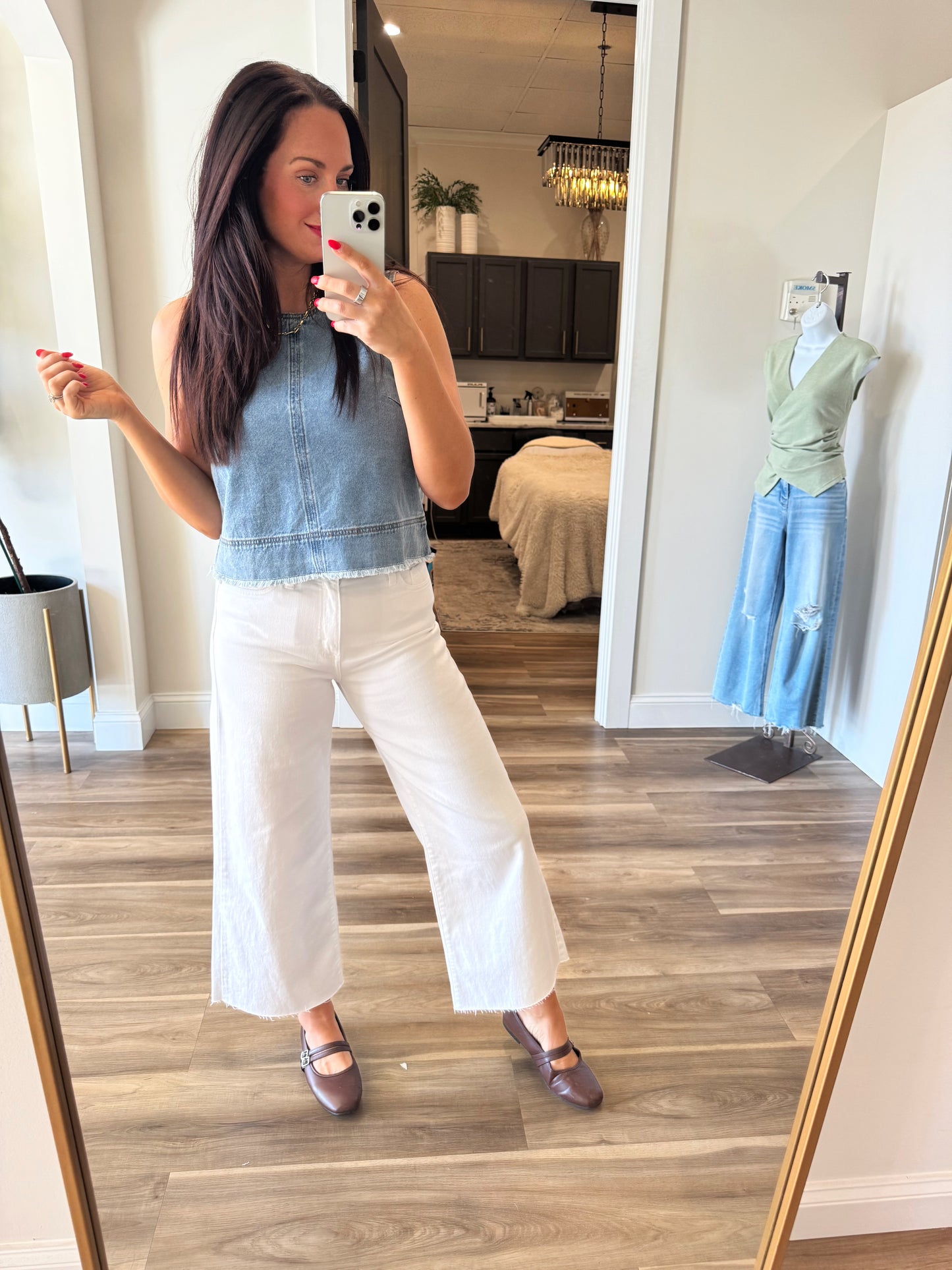 Camden Denim Top