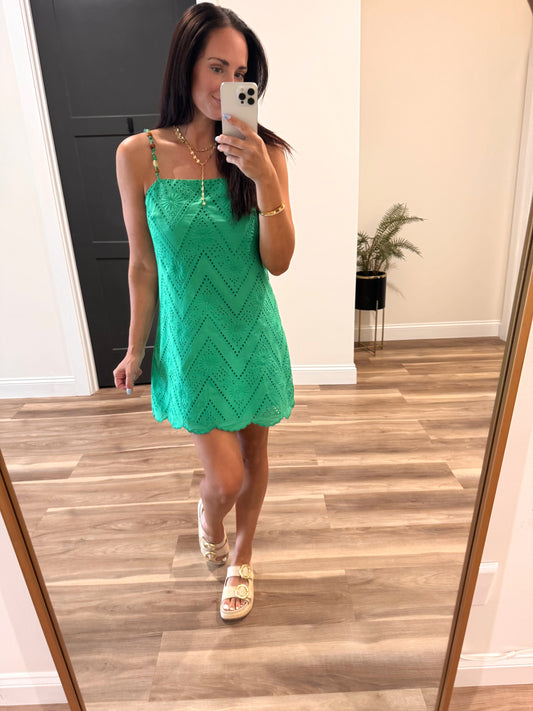 Emerald Coast Eyelet Dress