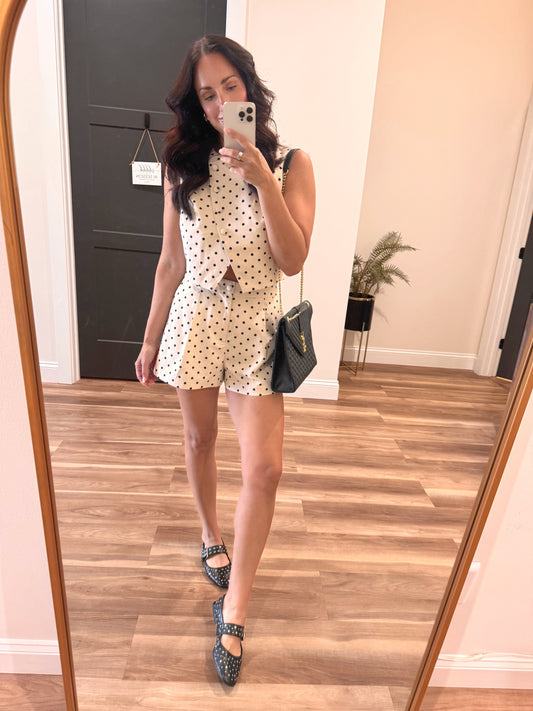 Polka Dot Vintage 2 Piece Set