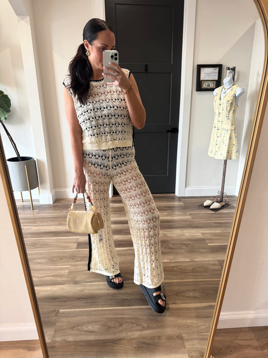 Amalfi Coast Crochet Cover-Up Set