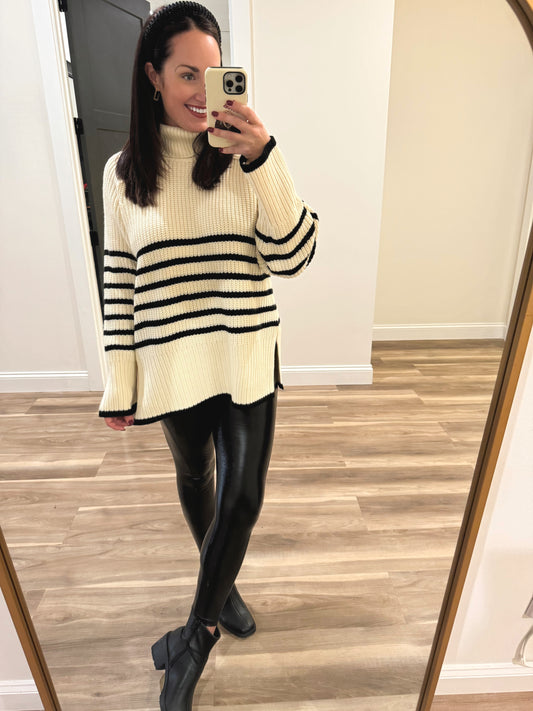 Coastal Stripe Knit Sweater