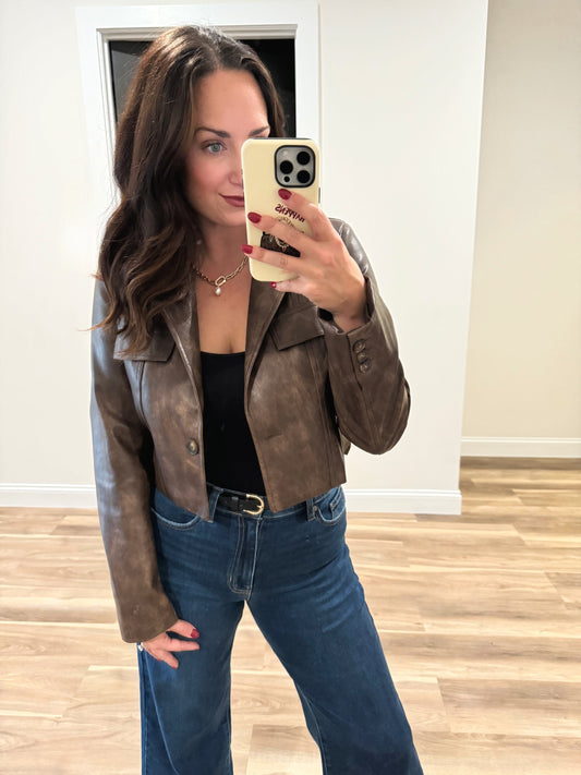 Aspen Vegan Leather Jacket