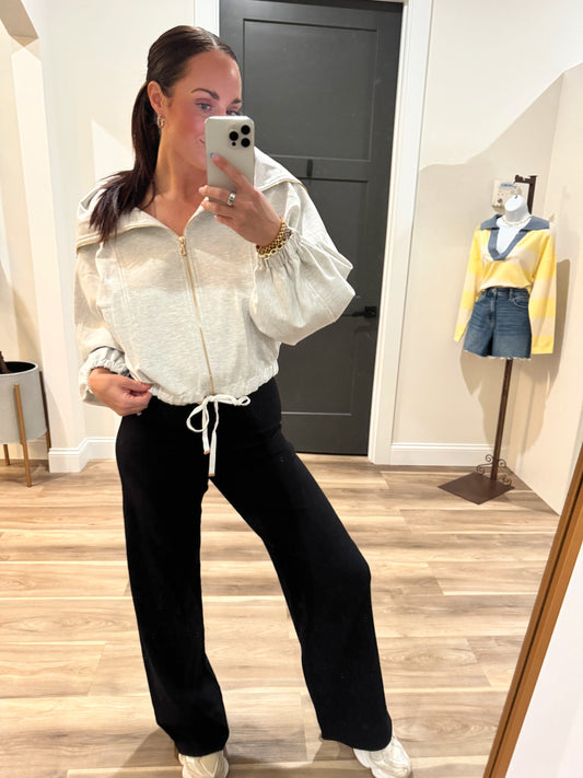 Coastal Luxe Zip Jacket