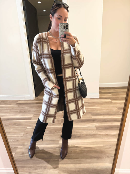 Aspen Plaid Duster