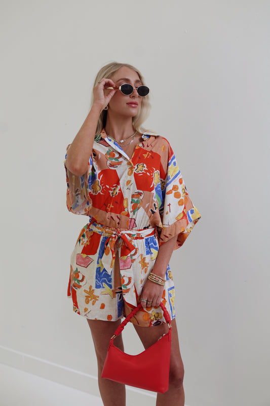 Sunkissed Splash Romper