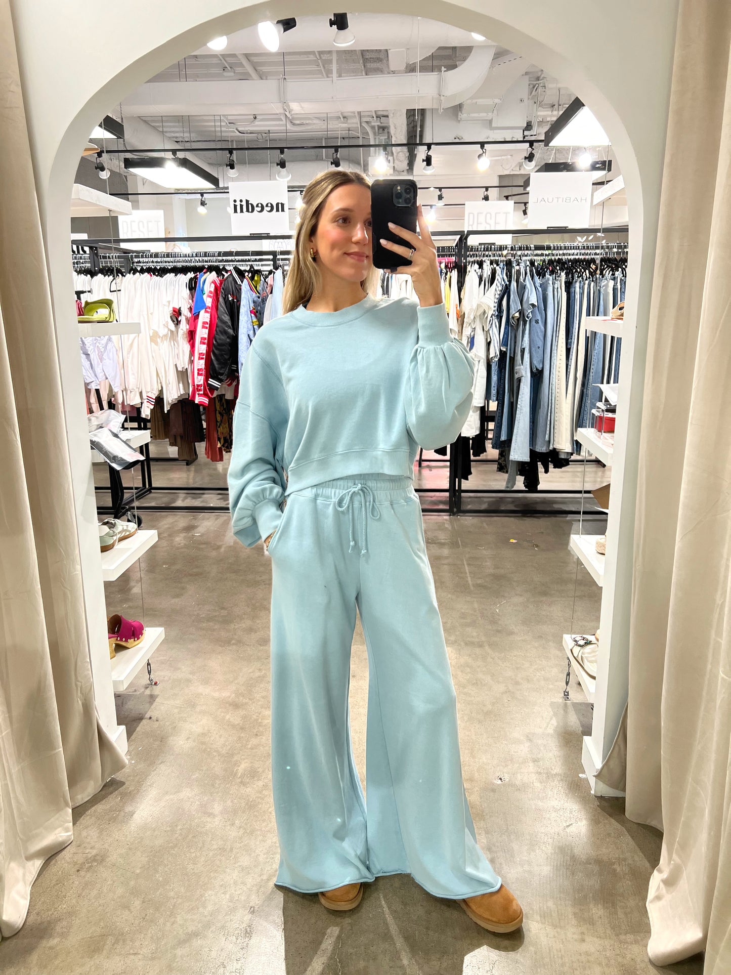 Caroline Sky Blue 2 Piece Set