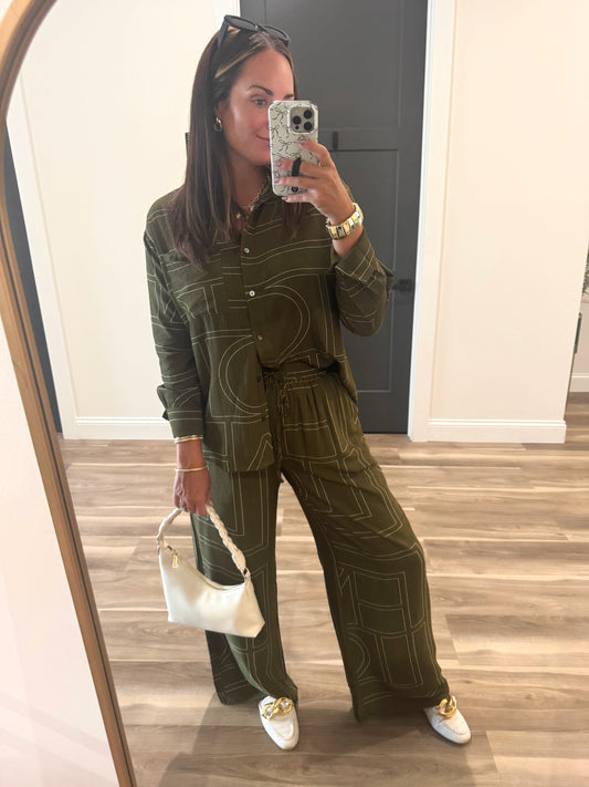 Olive Grid Set