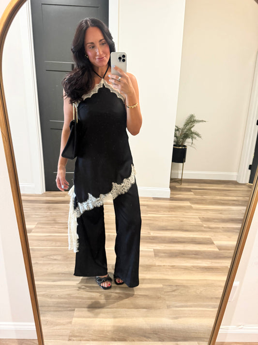 Giselle Satin Jumpsuit