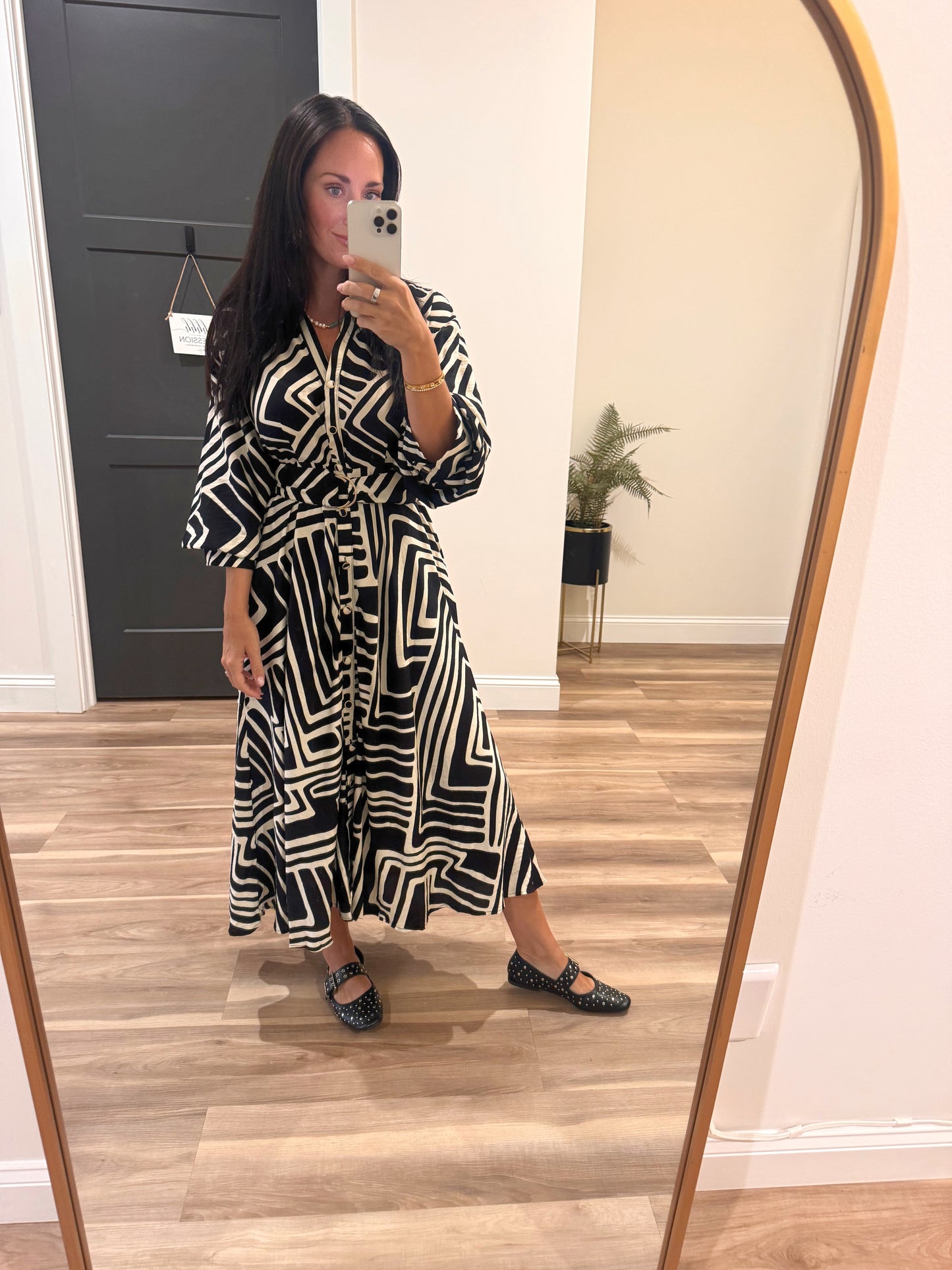 Monroe Geo Maxi Dress