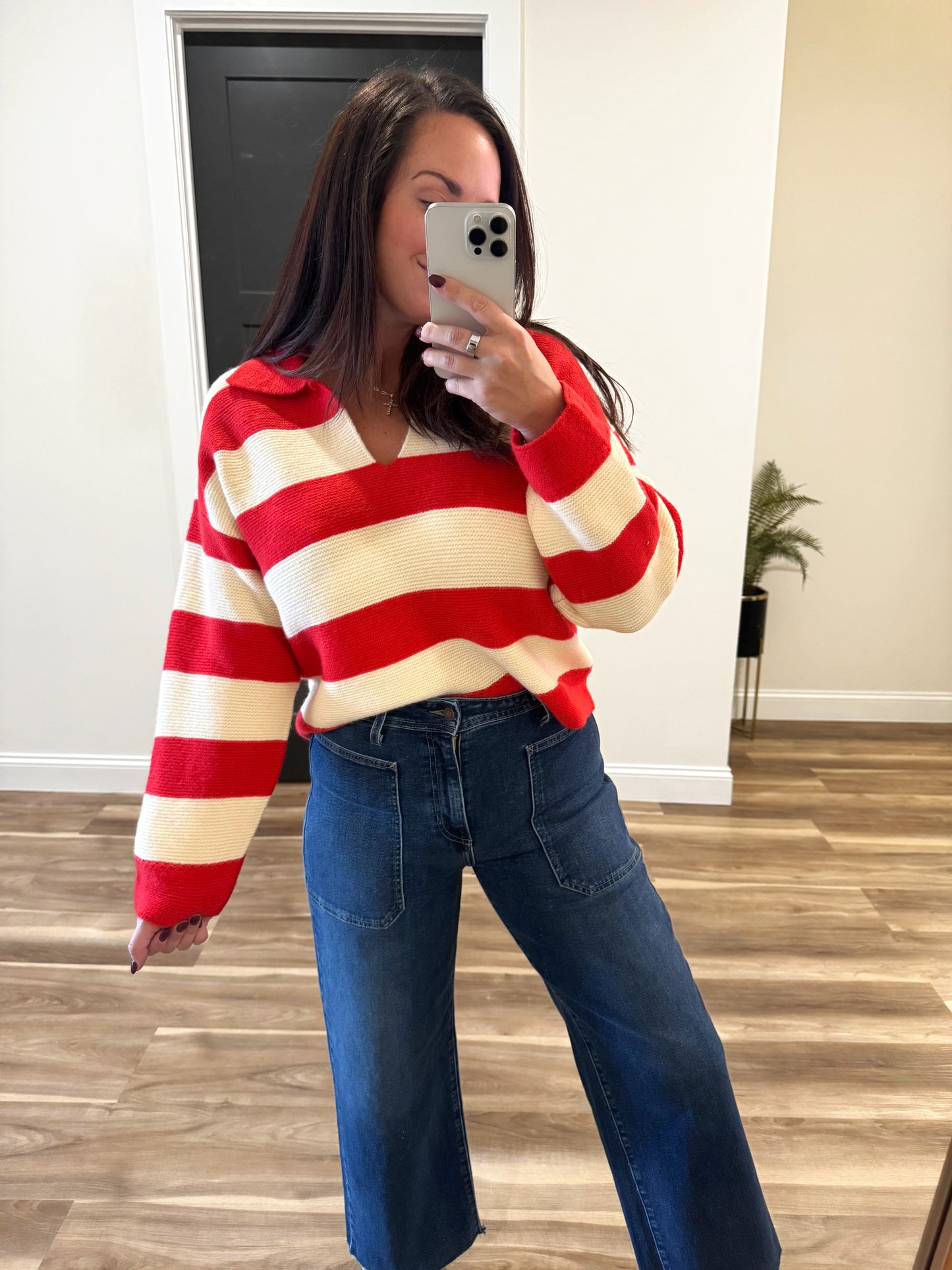 Luxe Harper Collared Sweater