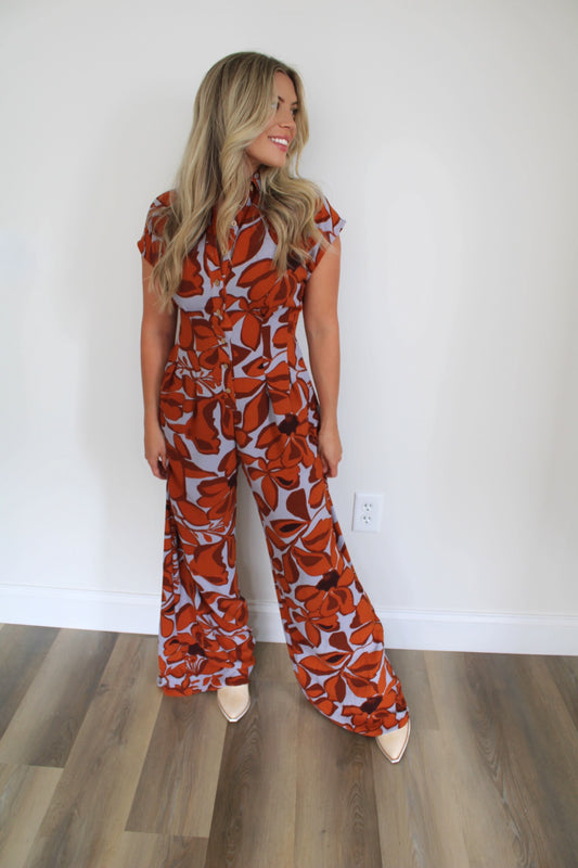 Lead The Way Open Back Jumpsuit