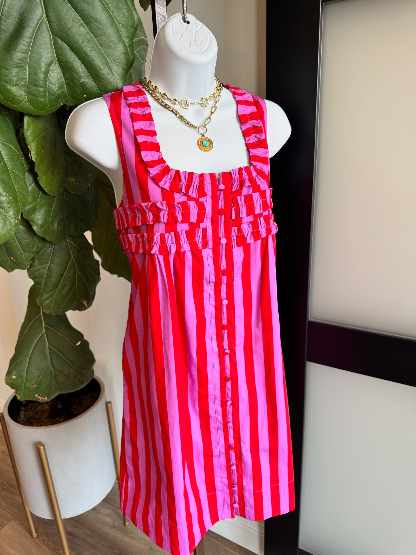 Riviera Striped Dress