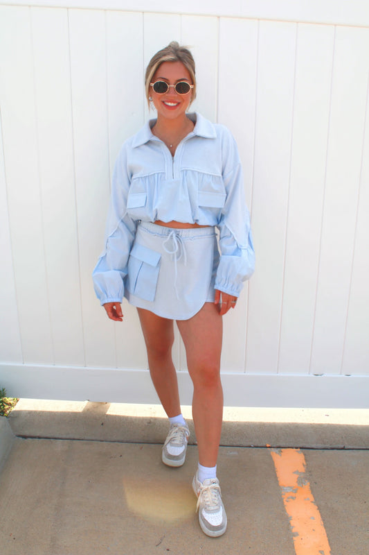Jaclyn Cotton Terry Skort
