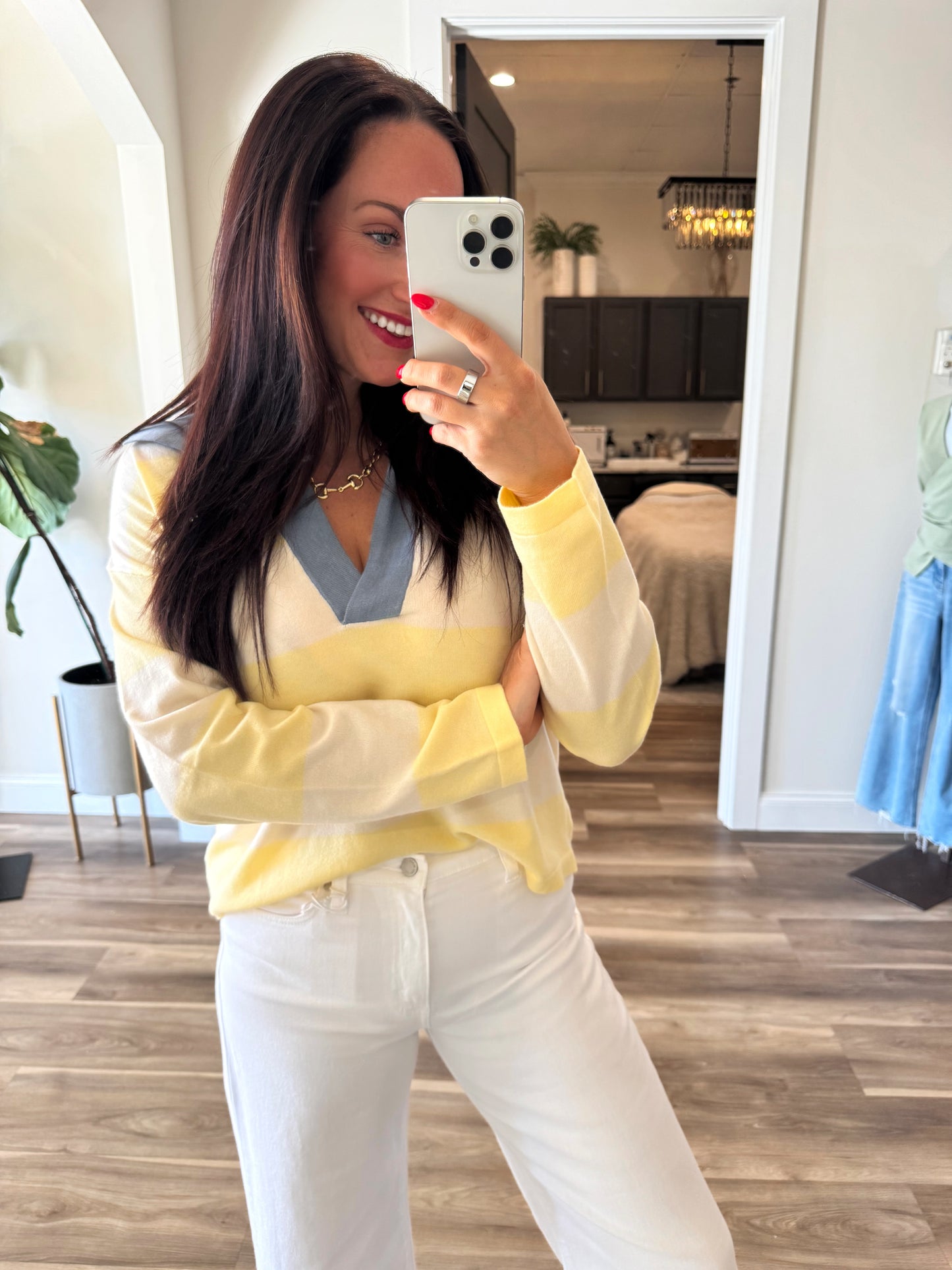 Golden Hour Collared Knit