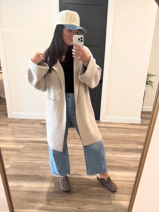 Willow Oatmeal Cardigan