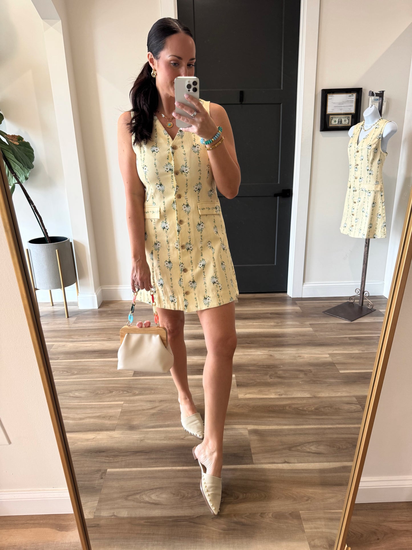 Sloane Floral Button Up Dress