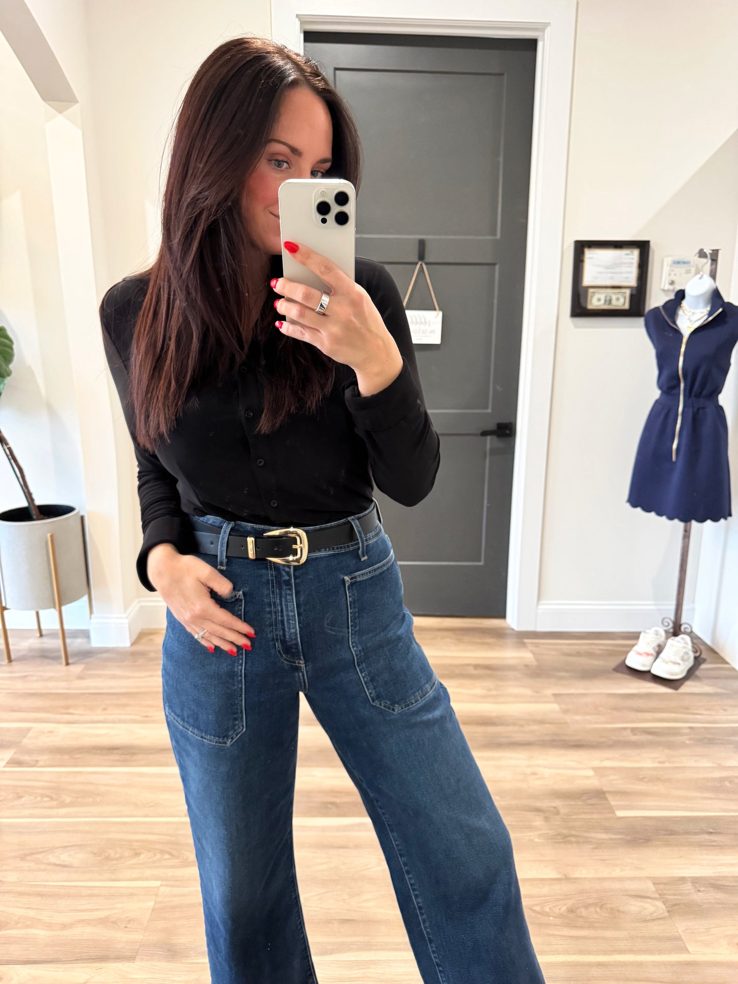 JBD Dark Wash Utility Jeans