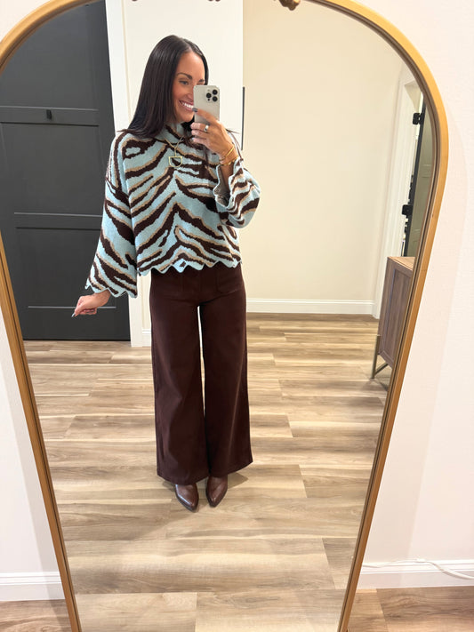 JBD Espresso Brown Utility Jean