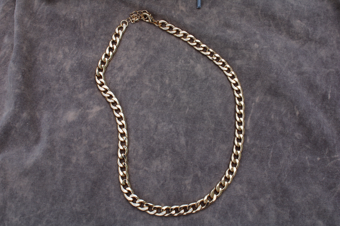 Flat Chain Link Necklace